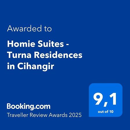 Homie Suites - Turna Residences In Cihangir 伊斯坦布尔 外观 照片